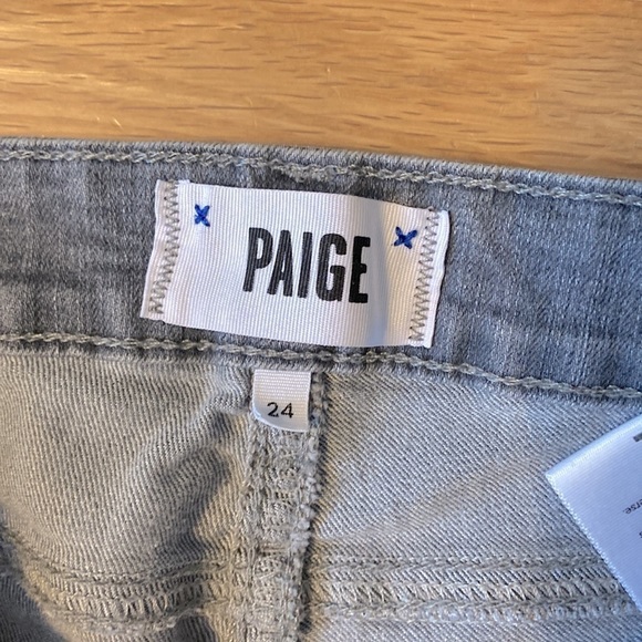 𝅺PAIGE Peg Ankle Skinny in Oxford Grey size 24 - Picture 4 of 7